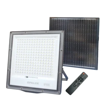 REFLECTOR SOLAR LED CON PANEL SOLAR 500W "OPALUX" 4500LM 7200K IP66